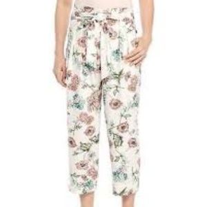 Kaari Blue Floral Waist Pants 12